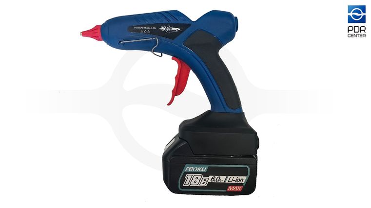 Аккумуляторный клеевой пистолет HotSpot Glue Gun Blue