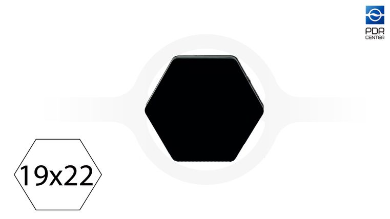 Клеевой грибок VPRO 19x22mm black