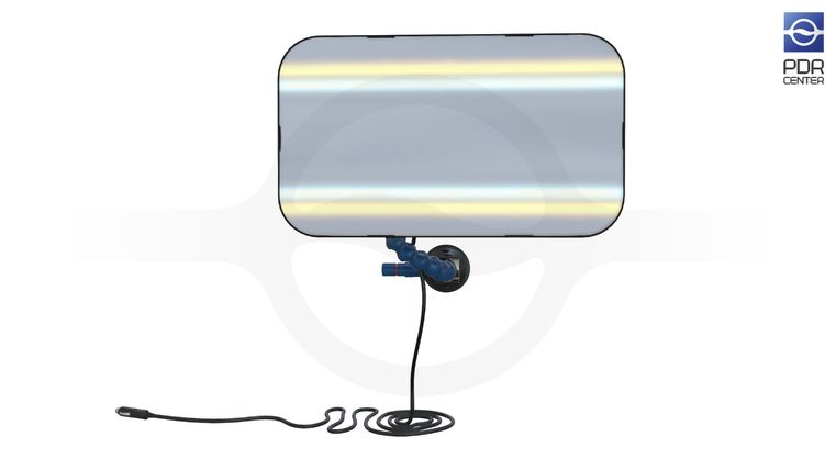 Мобильная светодиодная лампа, 4 полосы (2 тёплые, 2 холодные с регулировкой яркости)