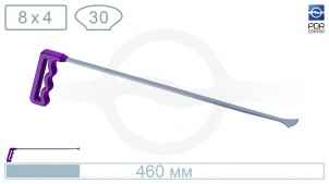 “Ласточкин хвост”, средний (плоский, длина 505 мм, фиолетовый)