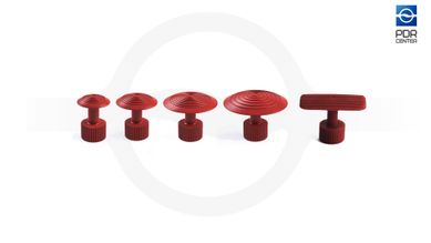 Клеевые грибки Wurth, красные (комплект из 5 шт)