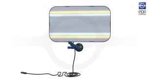 Мобильная светодиодная лампа, 4 полосы (2 тёплые, 2 холодные с регулировкой яркости)