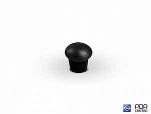 Заглушки твёрдые из черного пластика (Ø 9 мм, без шляпки)