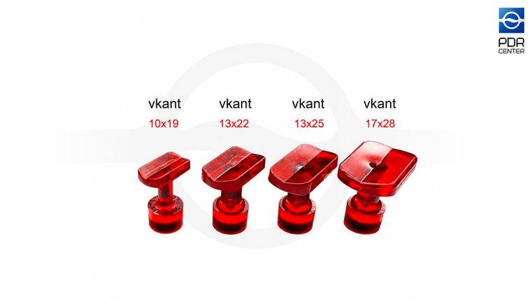 Набор клеевых грибков VKANT red set V 4 шт.