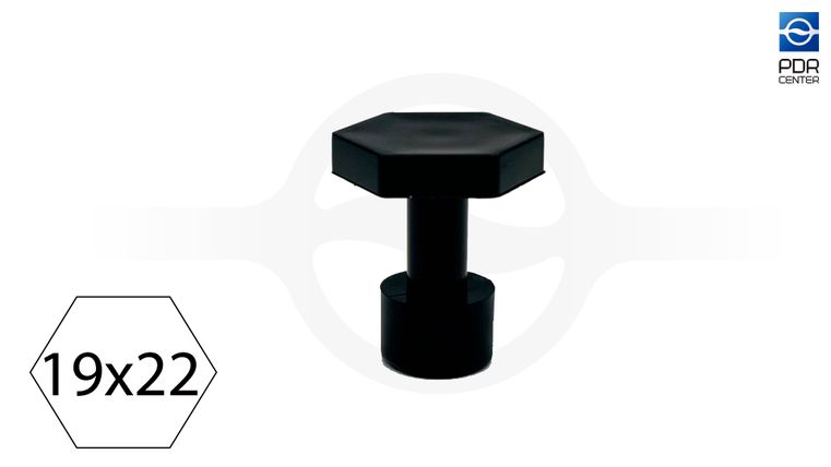 Клеевой грибок VPRO 19x22mm black
