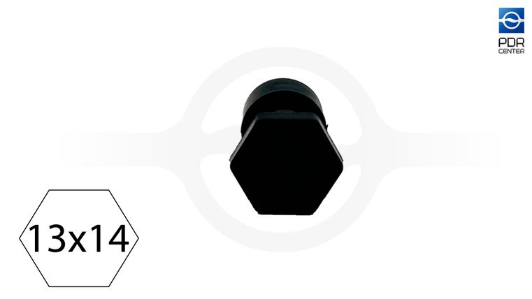 Клеевой грибок VPRO 13x14mm black