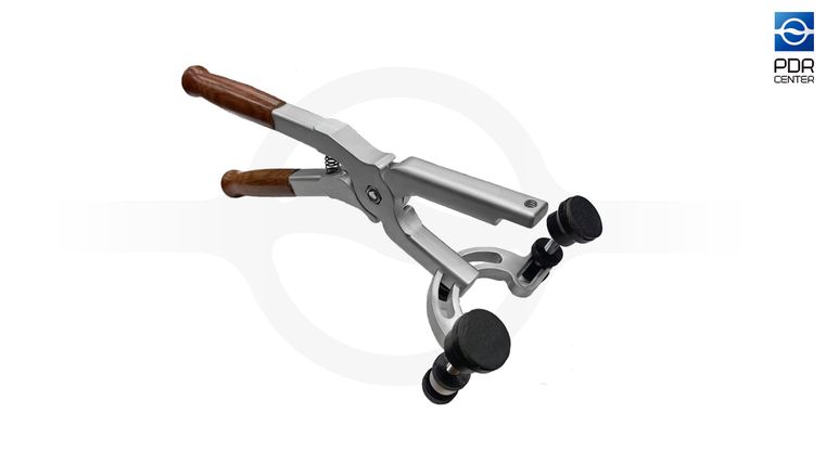 Приспособление для работы на краях детали, клещи